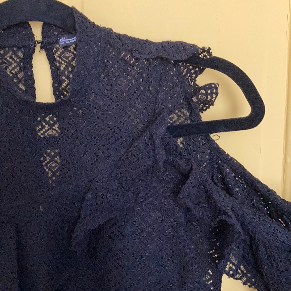 ZARA open shoulder top